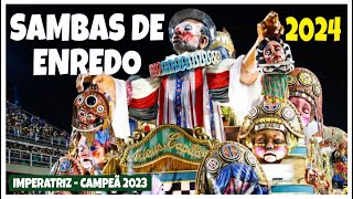 CD SAMBAS DE ENREDO 2024  RIO DE JANEIRO SAMBAS CAMPEÕES brasil carnaval2024 carnaval [upl. by Isolt]