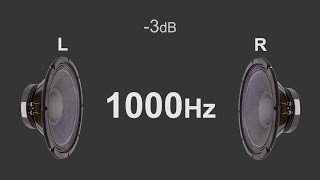 Stereo test tone Left and Right by frequency from 50Hz to 16000Hz [upl. by Leima]