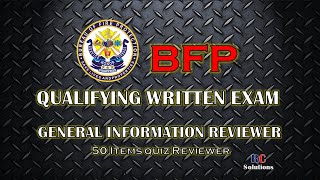 BFP QUALIFYING WRITTEN EXAM 2023 [upl. by Googins]