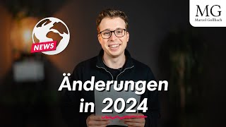 Das ÄNDERT sich 2024  Altersvorsorge Kinderfreibetrag Krankenversicherung CO2Preis Elterngeld [upl. by Hedberg337]