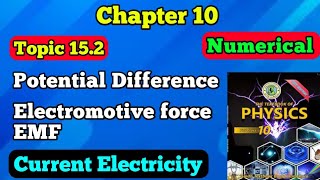 Potential difference  electromotive force numerical chapter 15 class 10 new physics book  voltage [upl. by Brewer]