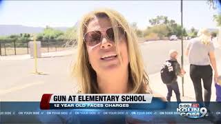 Student with gun arrested near DeGrazia Elementary [upl. by Dinerman]