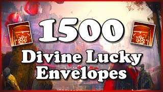 Guild Wars 2  Opening 1500 Divine Lucky Envelopes  Lunar New Year Festival  JessTheStardustCharr [upl. by Yemerej18]