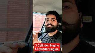 3 Cylinder Engine Vs 4 Cylinder Engine  shorts car tips [upl. by Neyuh503]