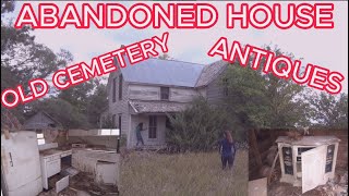 ABANDONED HOUSE AWSOME FINDS AN OLD CEMETERY AND A FUN DAY OF EXPLORING [upl. by Abate707]