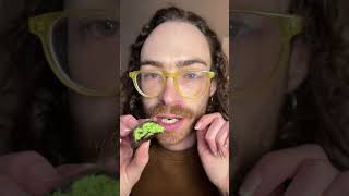 Crunchy ASMR Eating Viral Dubai Pistachio Chocolate Bar 🍫 asmreating mouthsounds asmr [upl. by Vasiliki]