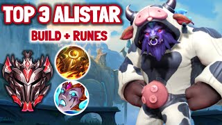 Wild Rift Top 3 Alistar  GrandMaster Full Ranked [upl. by Rycca458]