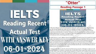 6 January 2024 IELTS Reading  Academic  Reading Passage 1 With Answers  INDIA [upl. by Tsan]