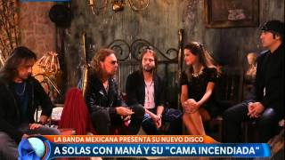 A solas con Maná  Telefe Noticias [upl. by Hplodur]