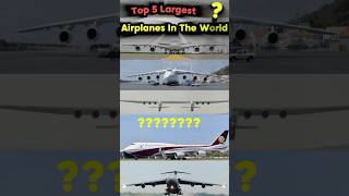 Top 5 MASSIVE Aircraft in the world [upl. by Anovahs]