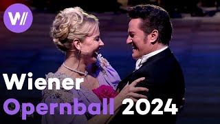 Wiener Opernball 2024  Teil II  Die Eröffnung in voller Länge [upl. by Piselli]