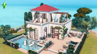 European Vacation ☀️ Sims 4 CC Speedbuild [upl. by Genna]