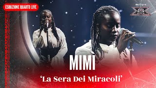 Mimì  La Sera Dei Miracoli  Esibizione Quarto Live  X Factor 2024 [upl. by Emoreg]