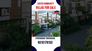 Hyderabad Gated community Villas for sale NSNPROPERTIES property [upl. by Reedy554]