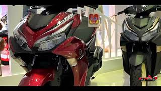 2023 Yamaha NVX or Aerox 155 ABS scooter Has launched with New Metallic Red color [upl. by Punak]