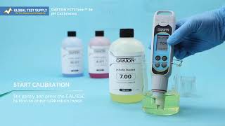 How to Conduct a pH Calibration with the OAKTON PCTSTestr 50 [upl. by Eirallam884]