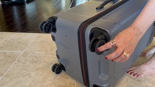 Briggs Riley Torq Hardside Luggage MediumChecked 28quot  HONEST Review [upl. by Innej]