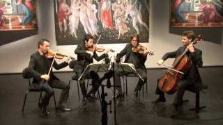 Quatuor Ebène  WA Mozart Divertimento F major KV 138 [upl. by Nameloc]