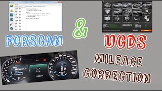 Mileage  Odometer  Correction  Reset  Ford  UCDS Pro 127001 FORScan [upl. by Peery797]