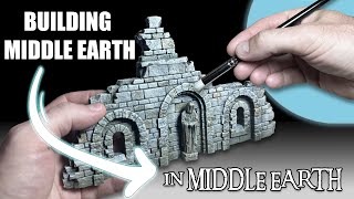 Building Middle Earth with Zorpazorp  Scratch built WARHAMMER ruins crafted in MIDDLE EARTH [upl. by Rockie]