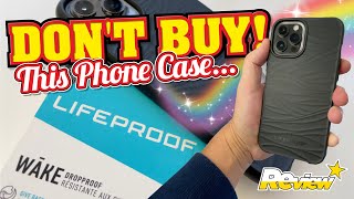 LIFEPROOF WĀKE Case for the iPhone 12 Pro Max  DONT BUY IT Review [upl. by Airdnahs662]