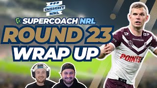 NRL Supercoach  Round 23 Wrap Up  Weekly LIVE Review [upl. by Yalcrab113]