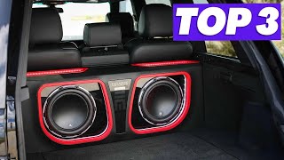 TOP 3  Best Car Subwoofer  Review 2024 [upl. by Galvan]