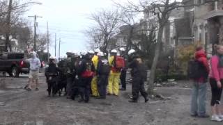 Rockaway Beach  Hurricance Sandy [upl. by Anhcar612]