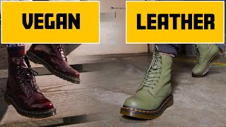 Vegan Dr Martens vs Leather Dr Martens  Whats Difference Between [upl. by Irelav]