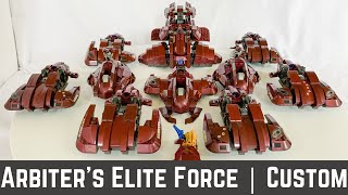 ARBITER’S ELITE FORCE  CUSTOM HALO MEGA BLOKSCONSTRUX [upl. by Ellekim]