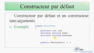 les constructeurs en c programmation orienté objet darija [upl. by Poul]