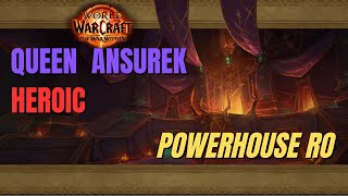 TWW S1  Heroic Queen Ansurek  Resto Shaman  Powerhouse RO [upl. by Sullecram931]