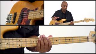 50 RampB Bass Grooves  42  Bass Guitar Lesson  Andrew Ford [upl. by Bornie577]