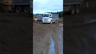 Truck and trailer jackknife NZ [upl. by Nemad351]