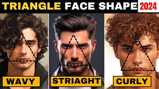 10 Triangle Face Shape Hairstyle For Men [upl. by Umont686]