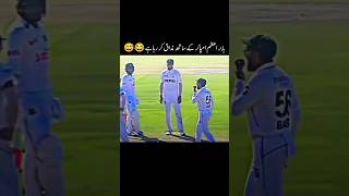 Babar Azam Fun With Umpire 😂😅 khulkekhel babarazam pakveng [upl. by Avalsorim]