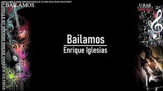 Bailamos  Enrique Iglesias  Karaoke ♫ [upl. by Unni997]