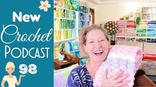 TOUR the New Craft Room Behind the Scenes at The Secret Yarnery  Crochet Podcast 98 [upl. by Estell]