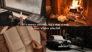 its snowing outside 🌨️❄️cozy winter playlist  Dark Academia Playlist [upl. by Ahsemaj]