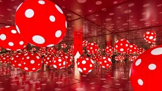 Yayoi Kusama Dot Obsessions  Sharjah Art Foundation  Sharjah Art spaces [upl. by Elvera464]