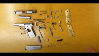 Complete 1911 Series 70 Disassembly featuring some repair gunsmithing [upl. by Egiaf]