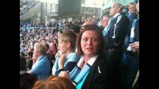 Manchester City V QPR Last mins with the Meredith Clan [upl. by Stalk]