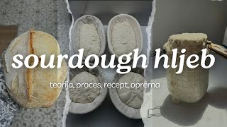 SVE O SOURDOUGH HLJEBU I STARTERU  recept [upl. by Ecnav]