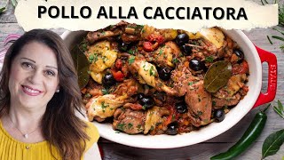 Come fare il pollo alla cacciatora ricetta originale [upl. by Notsuoh]