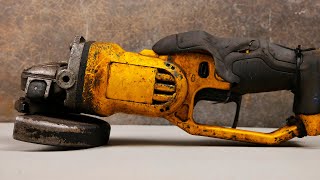 Dewalt DCG412 18V cordless grinder Restoration and renovation [upl. by Ramberg]