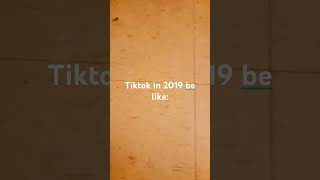 Tiktok in2019 be like [upl. by Asnarepse10]