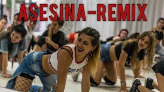 Asesina Remix  Brytiago  Darell  Daddy Yankee  Ozuna  Anuel AA  Coreografia por Camila Botana [upl. by Adnwahsat]