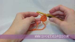 Single Crochet Tutorial 14 SC into Center Ring [upl. by Eillat]