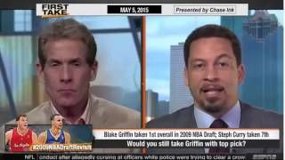 ESPN First Take  Would You Still Take Blake Griffin with Top Pick Over Stephen Curry [upl. by Tish]