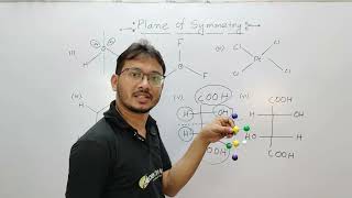 plane of symmetry of Tartaric Acidelements of symmetryIsomerismNEETIITJEEWBJEEBoards exam [upl. by Asetal566]